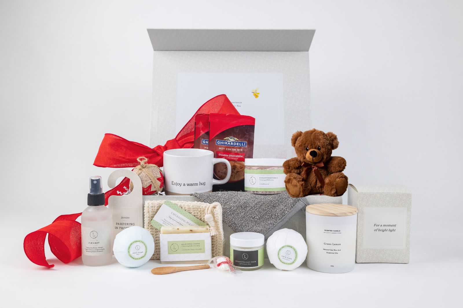 Sending MOM a BIG hug Luxury Gift Spa Set - Full on Pampering for Mother's day